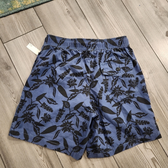 Goodthreads Blue/Black Swim Trunks - Picture 2 of 3